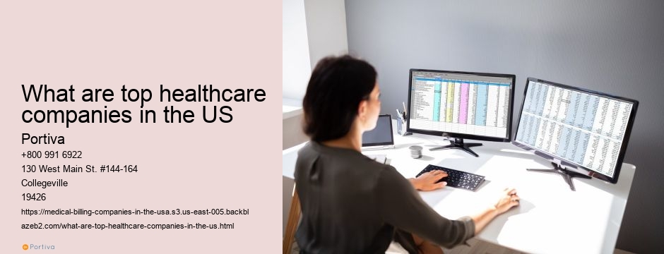 What are top healthcare companies in the US